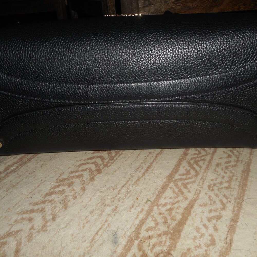 NWT Kate Spade  black leather classic handbag - Picture 9 of 10
